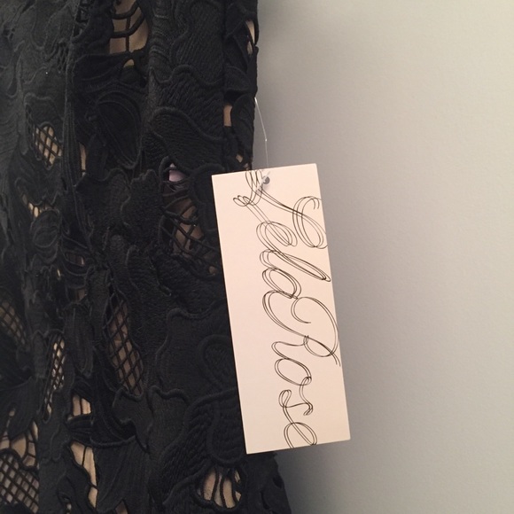 SOLD Lela Rose Lace Guipure Midi Dress - Picture 4 of 6